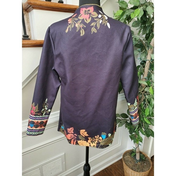 Misslook Floral Long Sleeve Casual Blazer - Picture 8 of 12